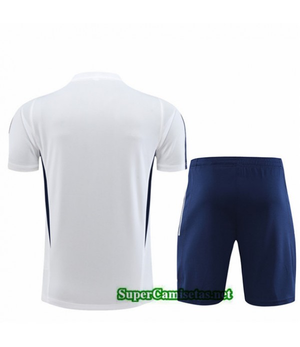 Tailandia Camiseta Kit De Entrenamiento Italia Niño Blanco 2023/24