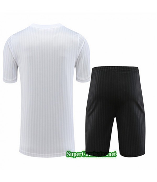 Tailandia Camiseta Kit De Entrenamiento Juventus Blanco 2023/24