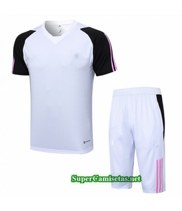 Tailandia Camiseta Kit De Entrenamiento Juventus Blanco 2023/24