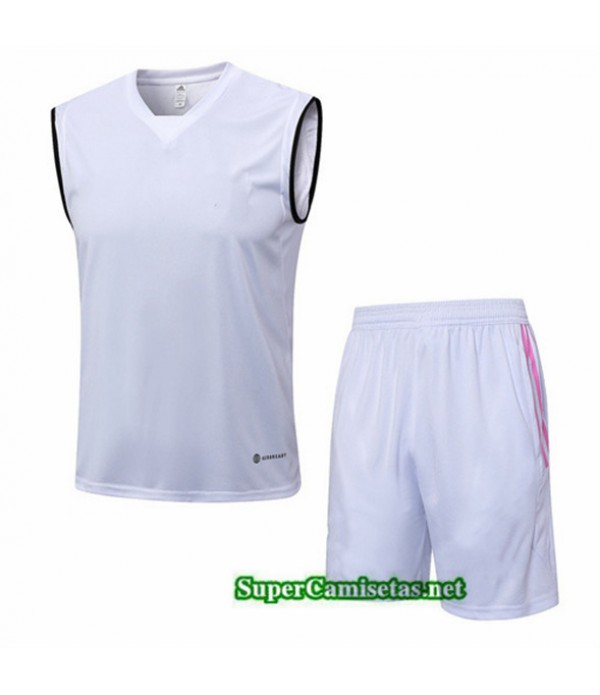 Tailandia Camiseta Kit De Entrenamiento Juventus Chaleco Blanco 2023/24