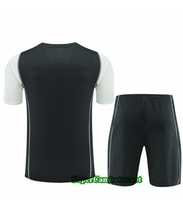 Tailandia Camiseta Kit De Entrenamiento Juventus Negro 2023/24