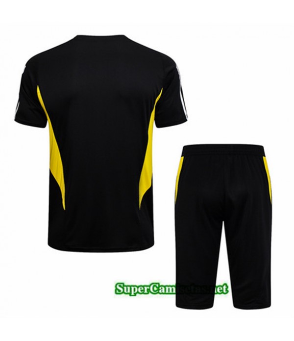 Tailandia Camiseta Kit De Entrenamiento Juventus Negro 2023/24