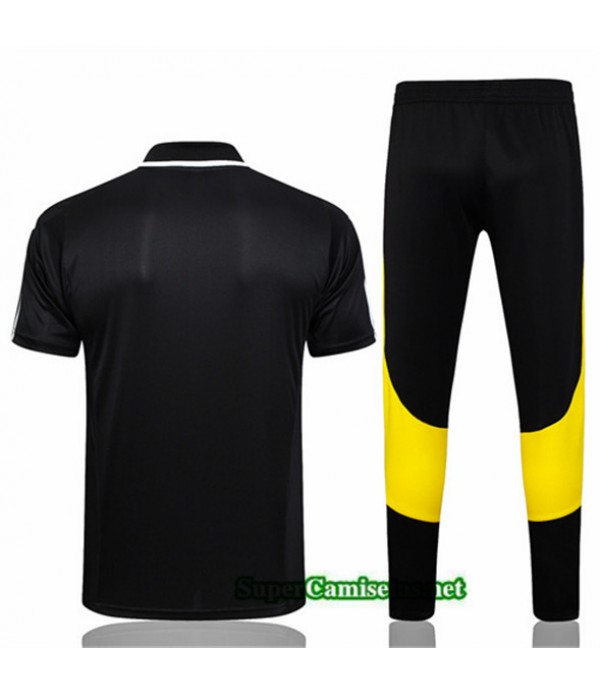 Tailandia Camiseta Kit De Entrenamiento Juventus Negro 2023/24