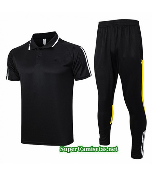 Tailandia Camiseta Kit De Entrenamiento Juventus Negro 2023/24