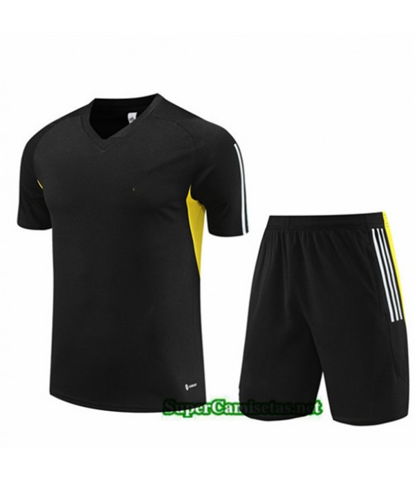 Tailandia Camiseta Kit De Entrenamiento Juventus Niño Negro 2023/24
