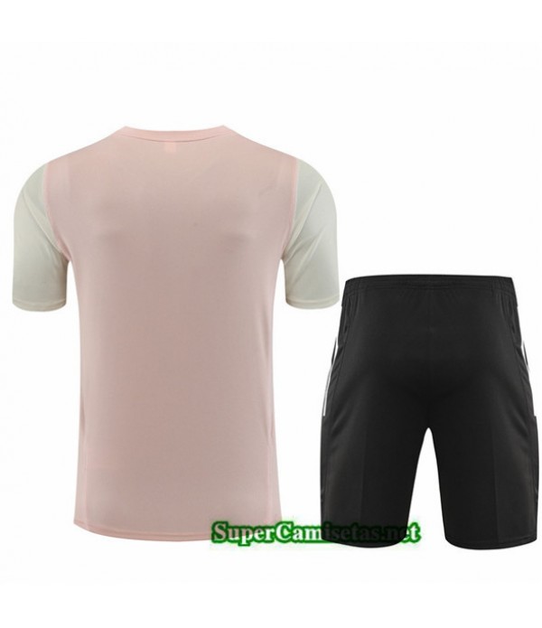 Tailandia Camiseta Kit De Entrenamiento Lyon Niño Rosa 2023/24