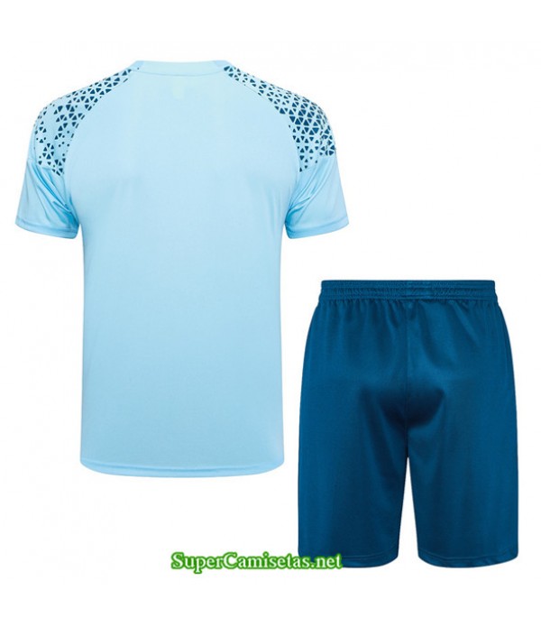 Tailandia Camiseta Kit De Entrenamiento Manchester City Azul Claro 2023/24