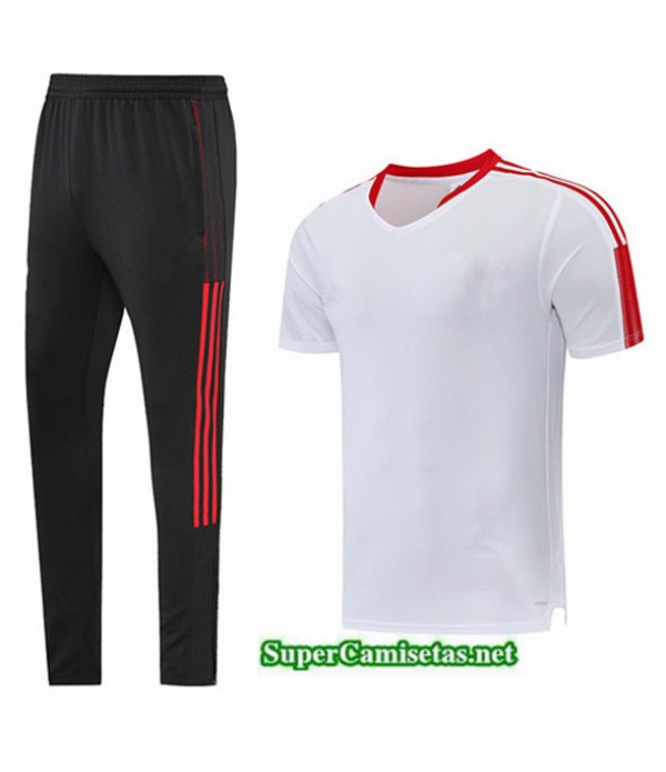 Tailandia Camiseta Kit De Entrenamiento Manchester United Blanco 2023/24