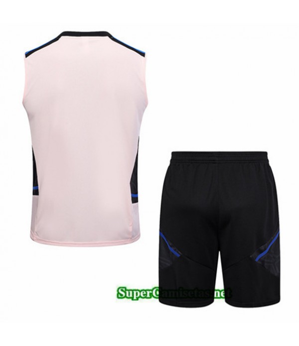 Tailandia Camiseta Kit De Entrenamiento Manchester United Chaleco Rosa 2023/24