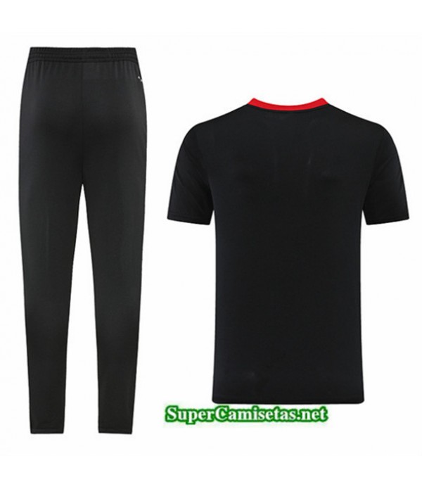 Tailandia Camiseta Kit De Entrenamiento Manchester United Negro 2023/24