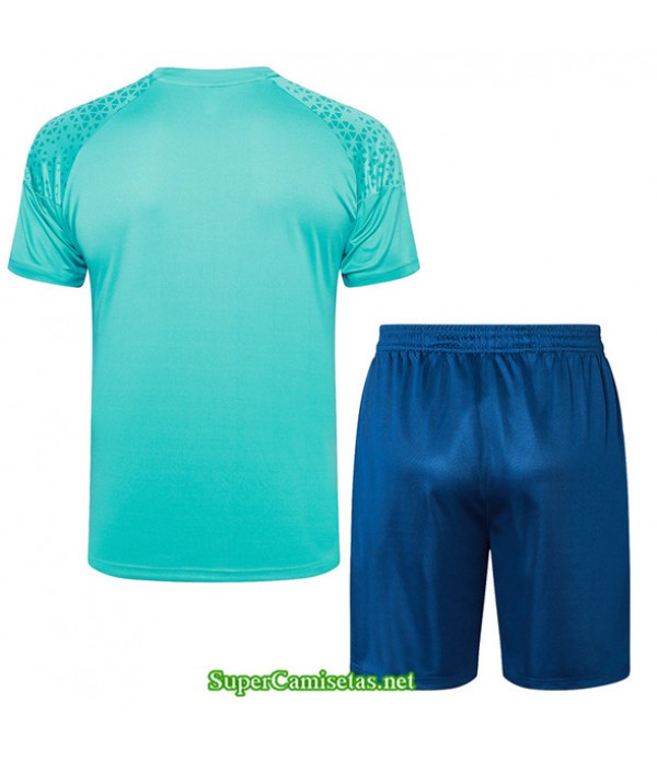 Tailandia Camiseta Kit De Entrenamiento Marsella Azul 2023/24