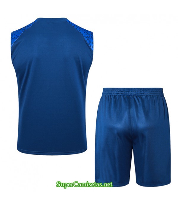Tailandia Camiseta Kit De Entrenamiento Marsella Chaleco Azul Real 2023/24