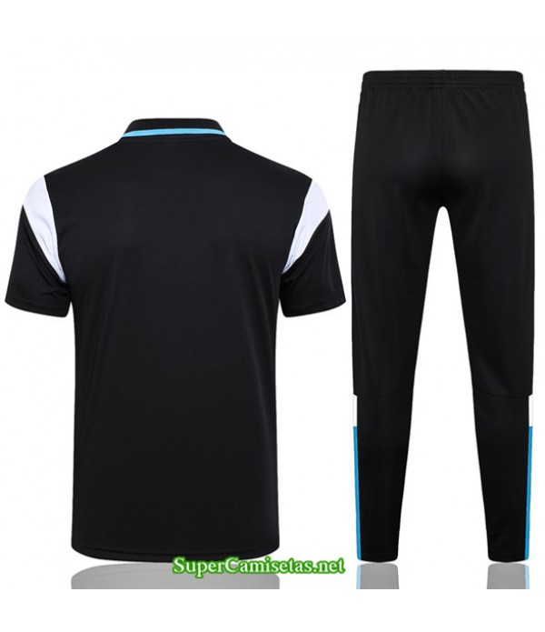 Tailandia Camiseta Kit De Entrenamiento Marsella Negro 2023/24