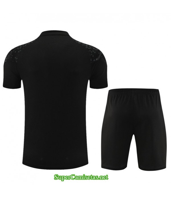 Tailandia Camiseta Kit De Entrenamiento Marsella Niño Negro 2023/24