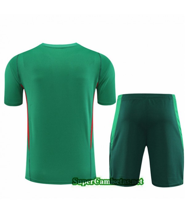 Tailandia Camiseta Kit De Entrenamiento Mexico Niño Verde 2023/24