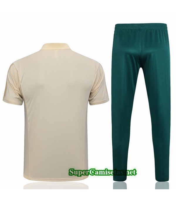 Tailandia Camiseta Kit De Entrenamiento Mexico Polo Albaricoque 2023/24