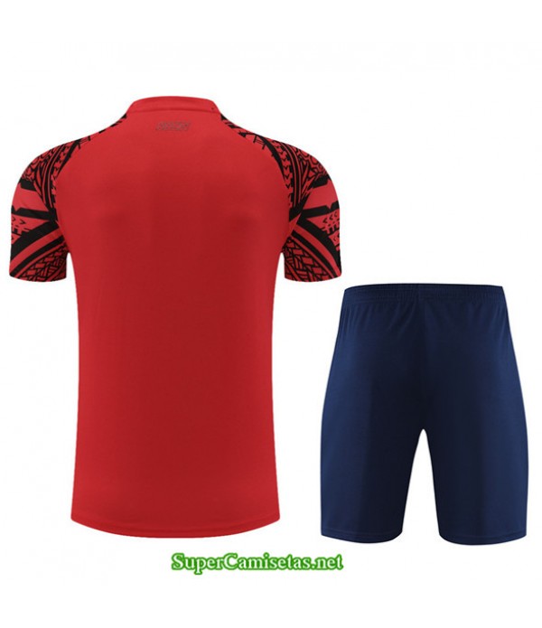 Tailandia Camiseta Kit De Entrenamiento Napoli Rojo 2023/24