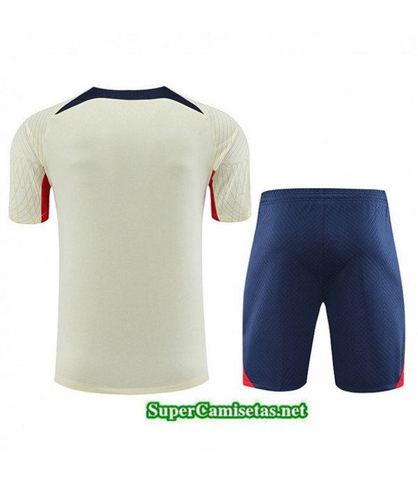 Tailandia Camiseta Kit De Entrenamiento Psg Albaricoque 2023/24