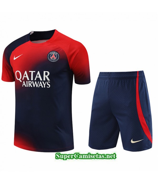Tailandia Camiseta Kit De Entrenamiento Psg Azul 2023/24