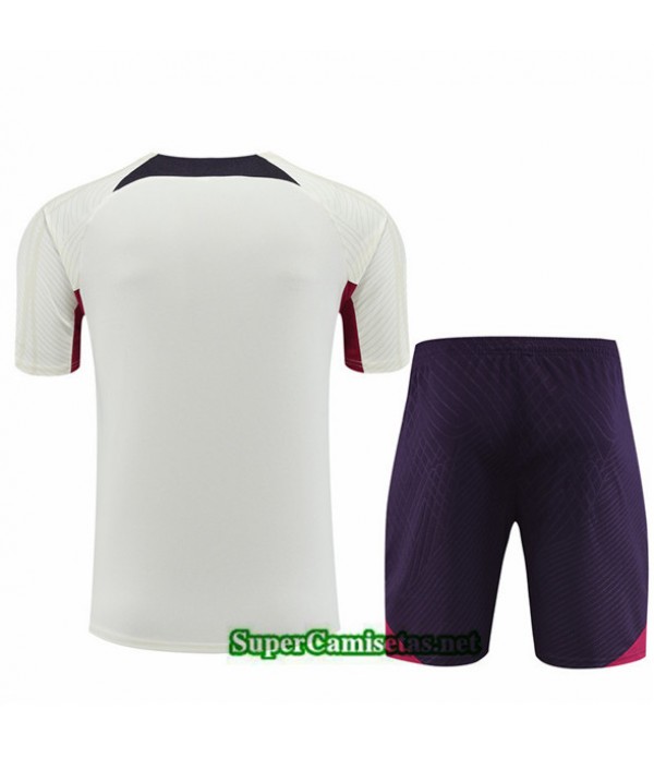 Tailandia Camiseta Kit De Entrenamiento Psg Beige 2023/24
