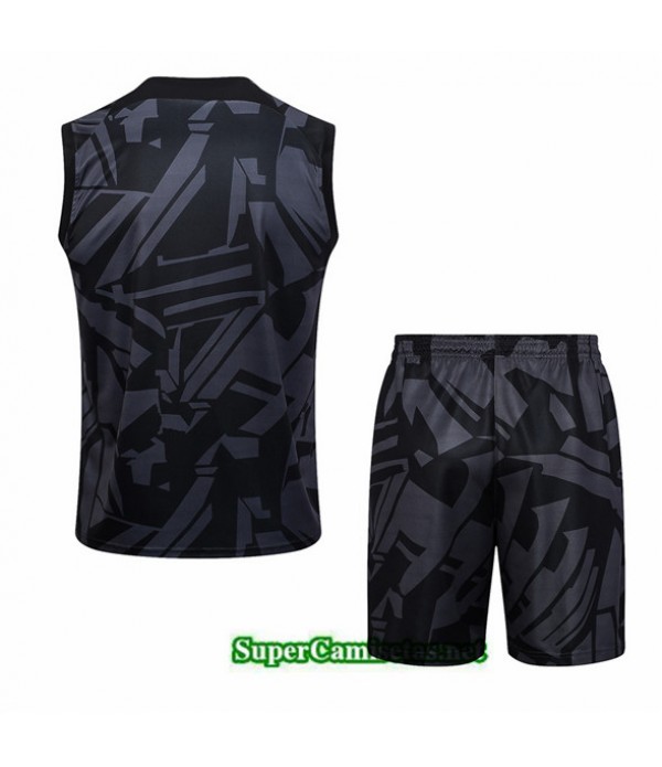 Tailandia Camiseta Kit De Entrenamiento Psg Chaleco Negro 2023/24
