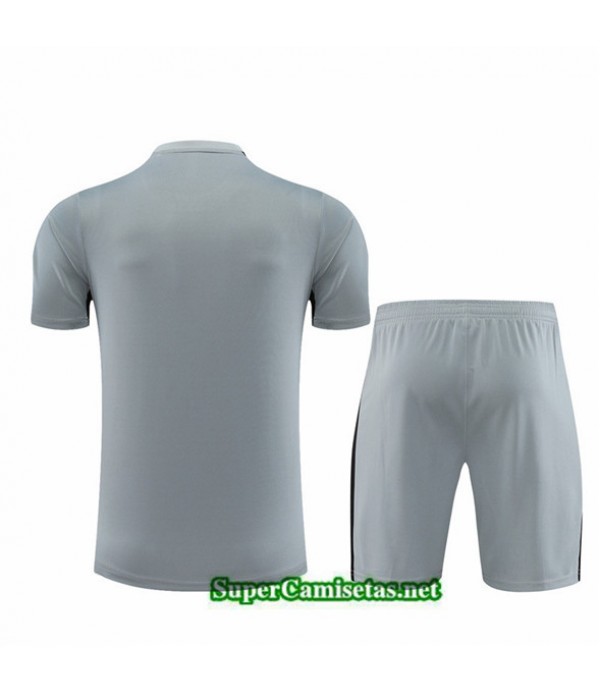Tailandia Camiseta Kit De Entrenamiento Psg Gris 2023/24