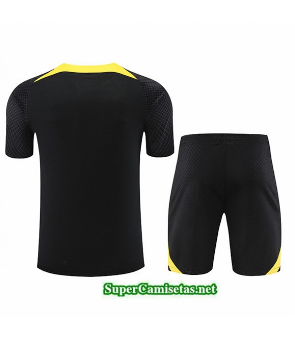 Tailandia Camiseta Kit De Entrenamiento Psg Negro 2023/24