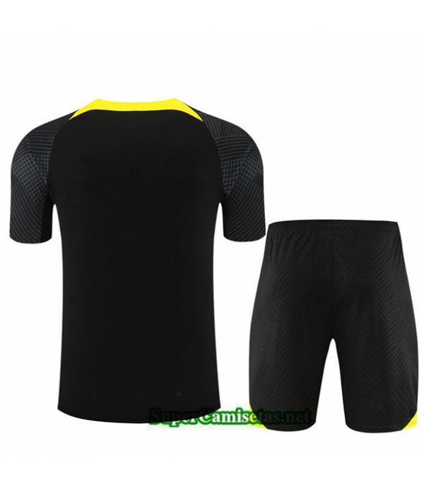 Tailandia Camiseta Kit De Entrenamiento Psg Negro 2023/24