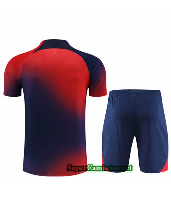 Tailandia Camiseta Kit De Entrenamiento Psg Niño Azul 2023/24