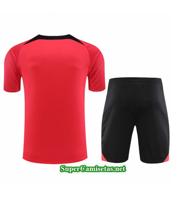 Tailandia Camiseta Kit De Entrenamiento Psg Rojo 2023/24