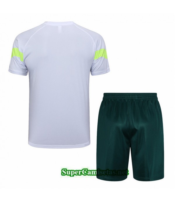 Tailandia Camiseta Kit De Entrenamiento Palmeiras Blanco 2023/24