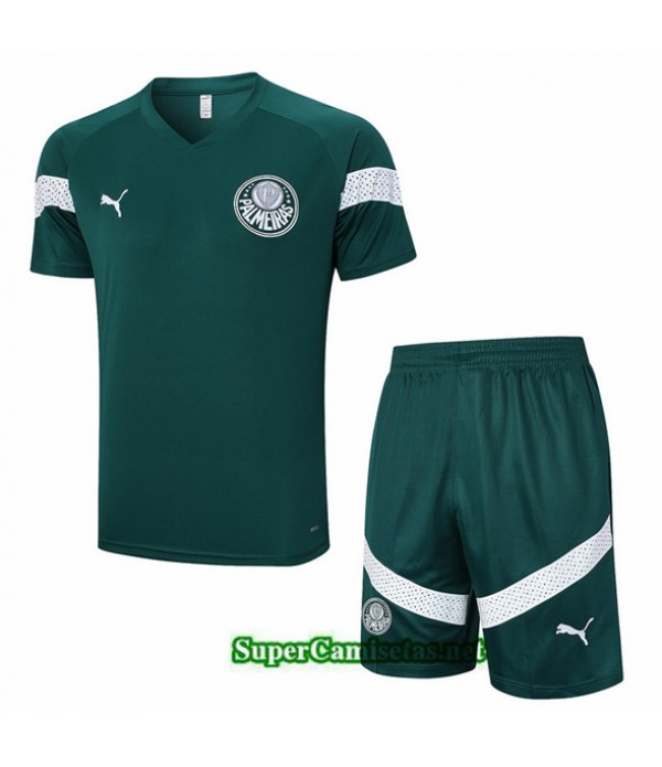 Tailandia Camiseta Kit De Entrenamiento Palmeiras Verde 2023/24
