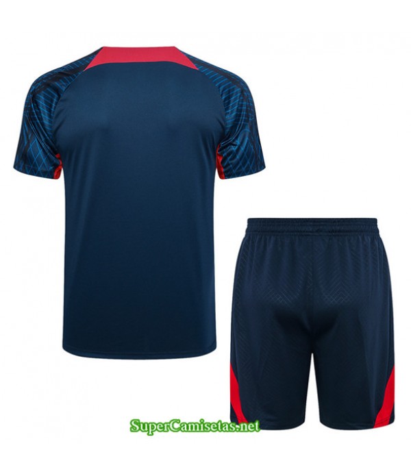 Tailandia Camiseta Kit De Entrenamiento Paris Psg Azul Real 2023/24