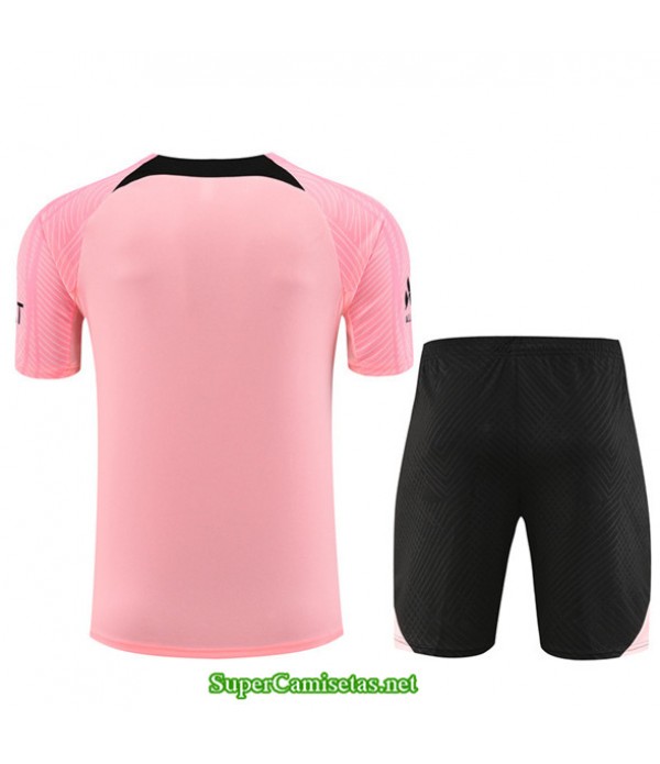 Tailandia Camiseta Kit De Entrenamiento Paris Psg Rosa 2023/24