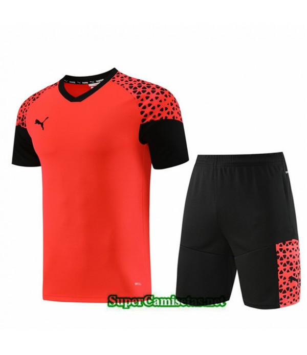 Tailandia Camiseta Kit De Entrenamiento Puma Naranja 2023/24