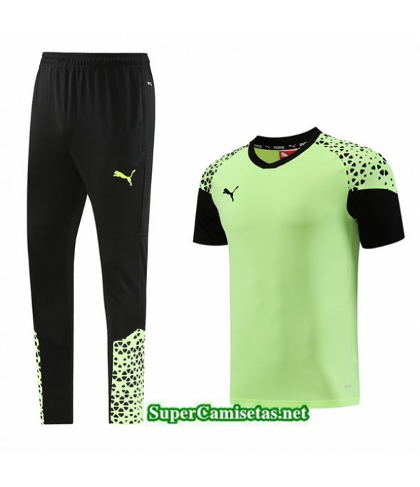 Tailandia Camiseta Kit De Entrenamiento Puma Verde 2023/24