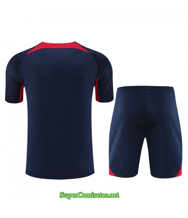 Tailandia Camiseta Kit De Entrenamiento Rb Leipzig Short Tracksuit 2023/24 Azul 2023/24