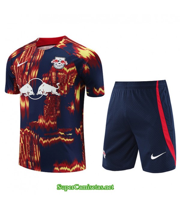 Tailandia Camiseta Kit De Entrenamiento Rb Leipzig Short Tracksuit 2023/24 Rojo 2023/24