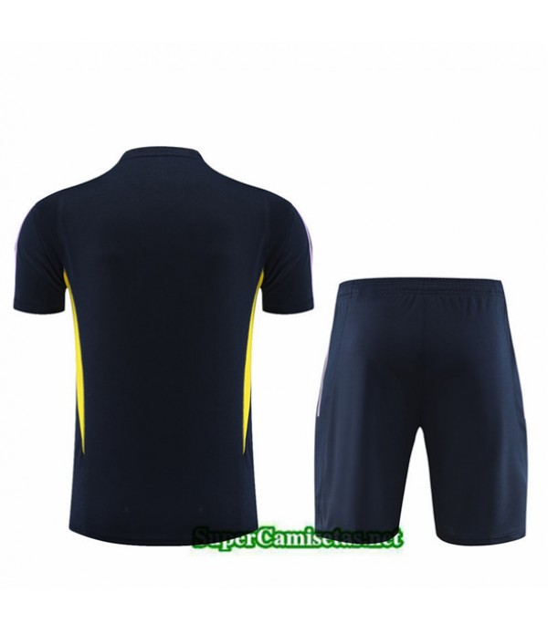 Tailandia Camiseta Kit De Entrenamiento Real Madrid Azul Marino 2023/24