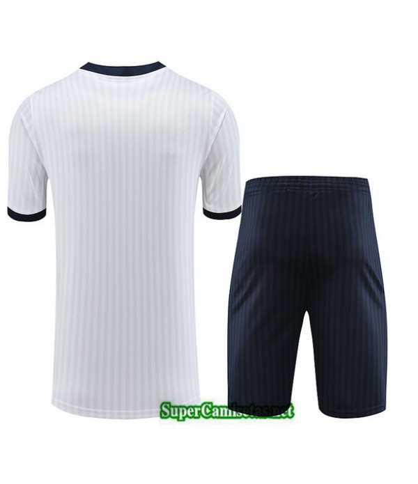 Tailandia Camiseta Kit De Entrenamiento Real Madrid Blanco 2023/24