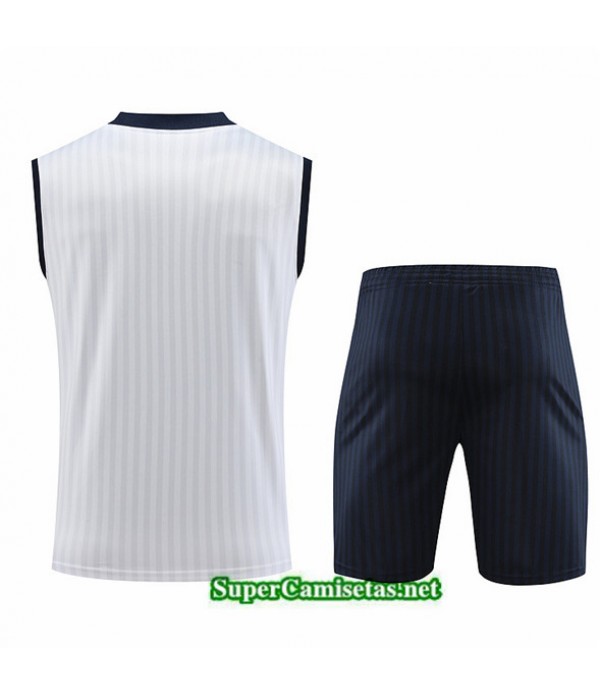 Tailandia Camiseta Kit De Entrenamiento Real Madrid Chaleco Blanco 2023/24