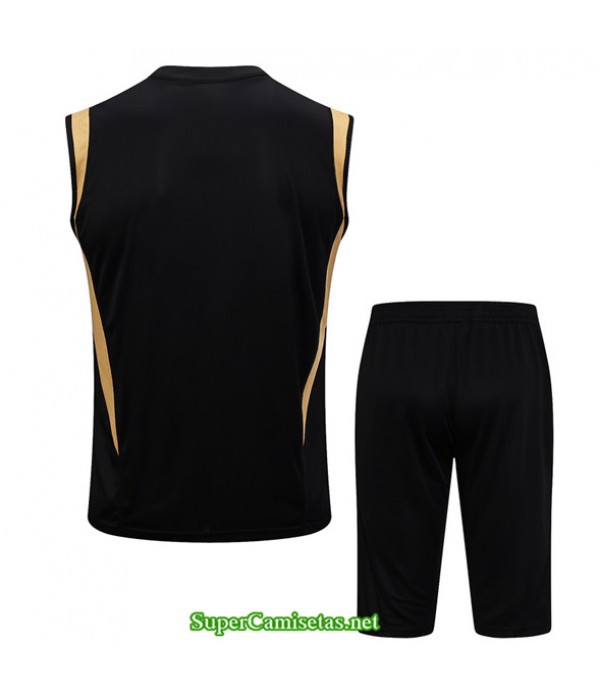 Tailandia Camiseta Kit De Entrenamiento Real Madrid Chaleco Negro 2023/24