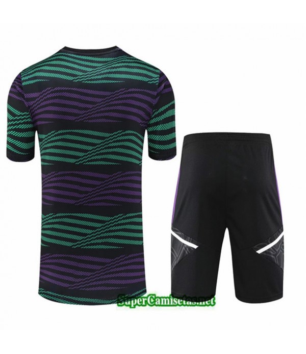 Tailandia Camiseta Kit De Entrenamiento Real Madrid Verde 2023/24