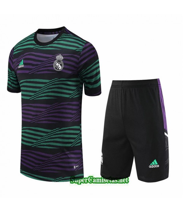 Tailandia Camiseta Kit De Entrenamiento Real Madrid Verde 2023/24