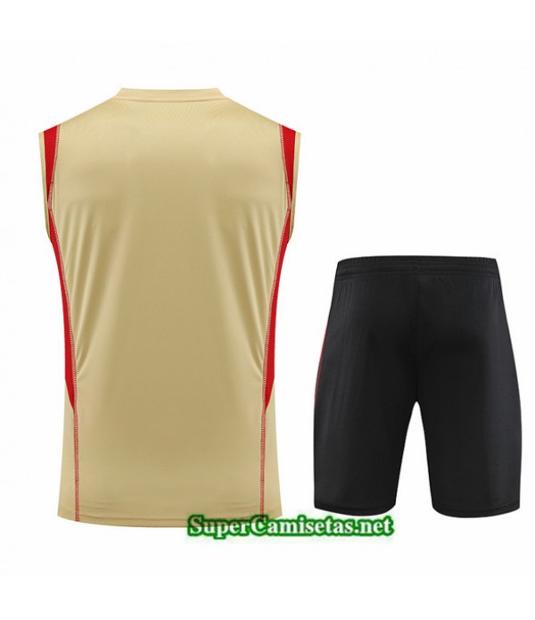 Tailandia Camiseta Kit De Entrenamiento Sao Paulo Chaleco Amarillo 2023/24