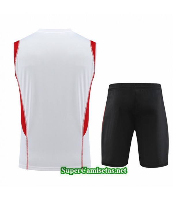 Tailandia Camiseta Kit De Entrenamiento Sao Paulo Chaleco Blanco 2023/24