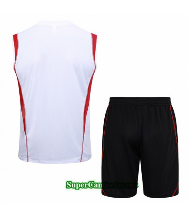 Tailandia Camiseta Kit De Entrenamiento Sao Paulo Chaleco Blanco 2023/24