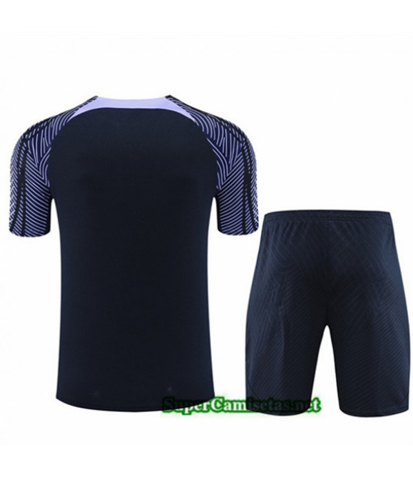 Tailandia Camiseta Kit De Entrenamiento Tottenham Hotspur Niño Azul 2023/24