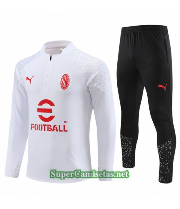 Tailandia Chándal Ac Milan Blanco 2023/24