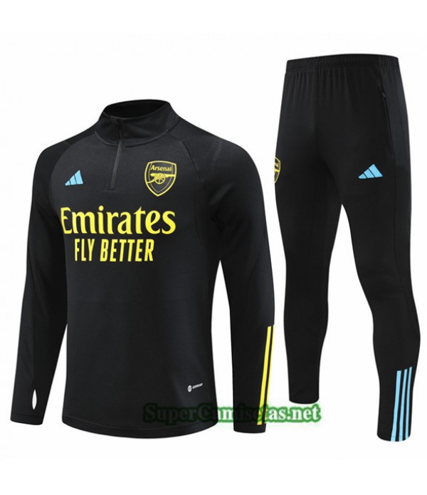 Tailandia Chándal Arsenal Negro 2023/24
